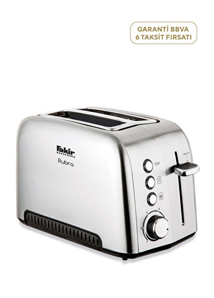 Rubra Stell Grey Toaster