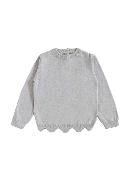 Love The Green Gray Girls' Sweater