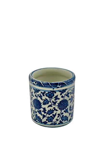 Bleu Blanc Blue Porcelain Mini Flower Pot