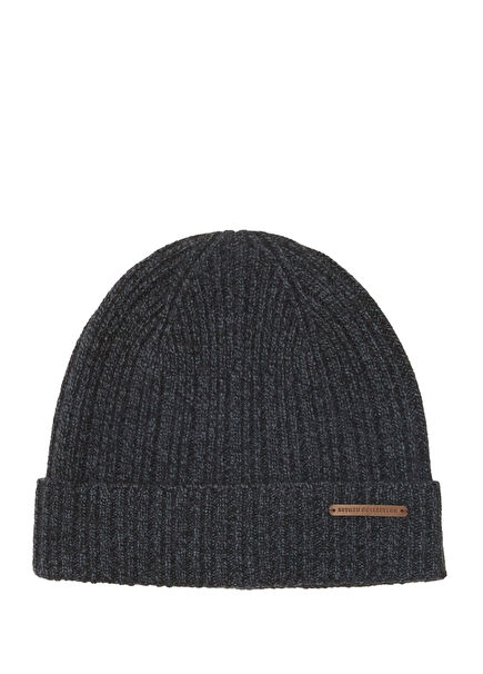 Navy Blue Men's Cashmere Beanie