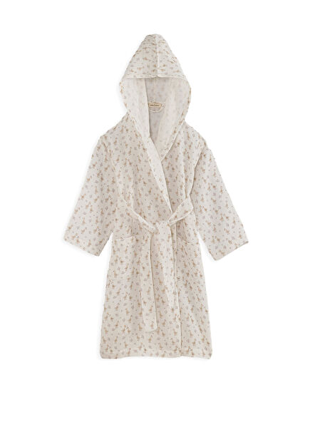 Goose Ecru Muslin Children's Bathrobe