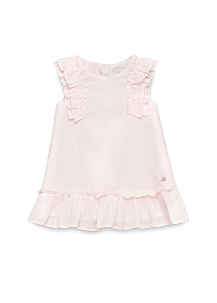 Light Pink Ruffled Baby Girl Dress