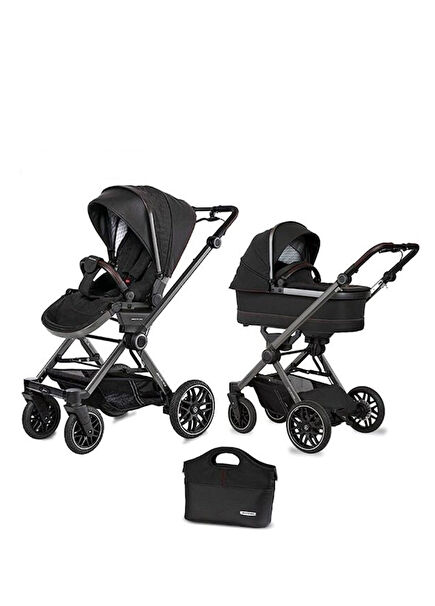 AMG GT Black Siyah Seyahat Sistem Bebek Arabası