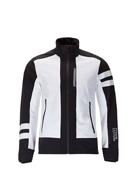 411 Softshell White Black Erkek Snowboard Kayak Montu