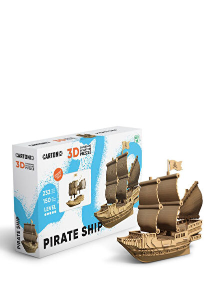Pirate Ship Kids 3D Puzzle