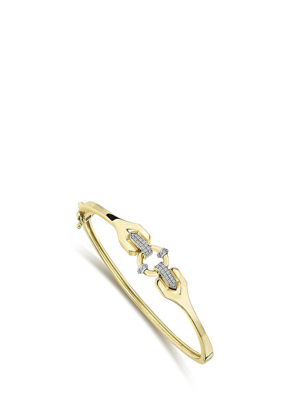 Insula Monarch 14K Gold Women's Diamond Bracelet
