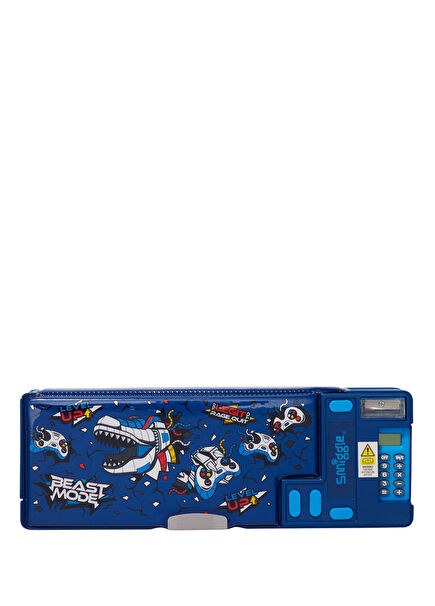 Fly High Pop Out Navy Blue Calculator Pencil Case