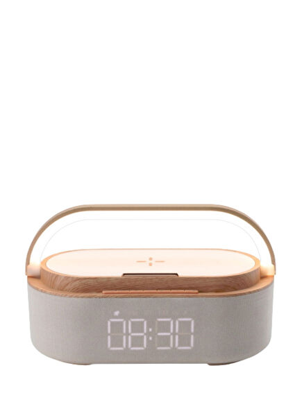 Cream White Portable Bluetooth Speaker