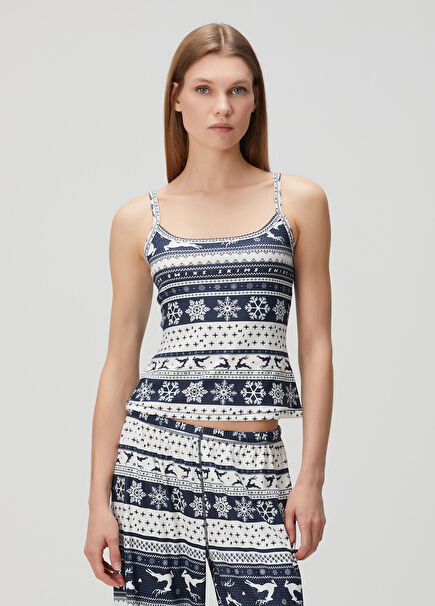 Lacivert Pijama Üstü