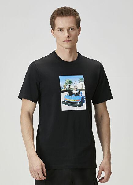 Jordan Brand Siyah Gri Baskılı T-shirt