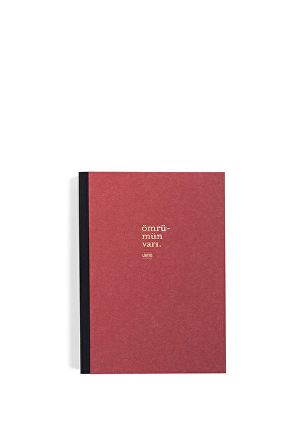 Lugat365 x Karatis Ömrümün Varı 96 Yaprak Çizgisiz Defter