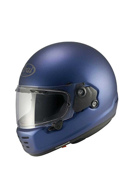 Concept-XE Matt Blue Closed Motorcycle Helmet
