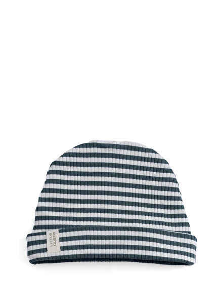 Yeşil Pamuklu Modal Unisex Bebek Bere