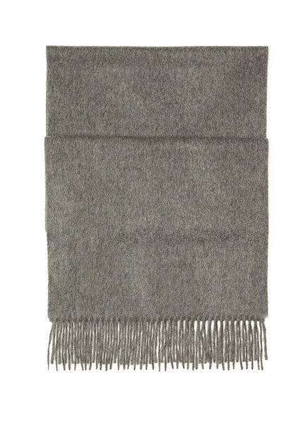 Grey Men's Cashmere Scarf