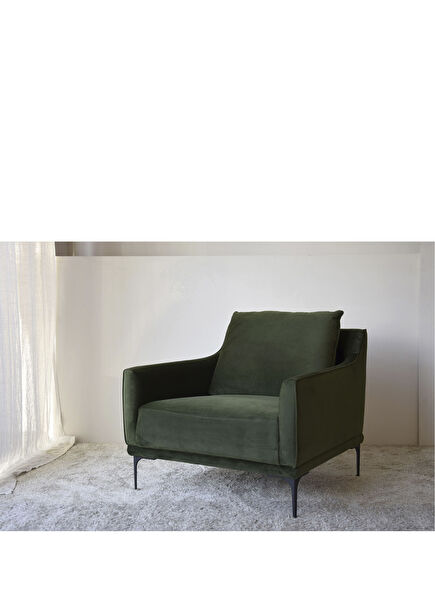Green Velvet Armchair