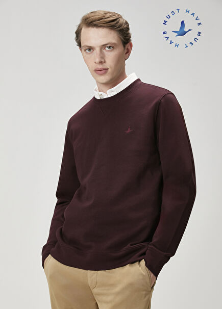 Plum Basic Sweatshirt