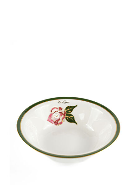 Patrizia Gucci Rose Renkli Desenli Sebze Kasesi 25 cm