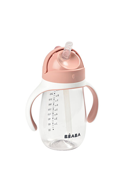 Old Pink Şeffaf Pipetli Suluk