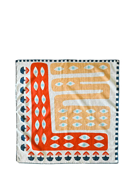 Apple Of My Eye Colorful Cotton Women's Scarf 