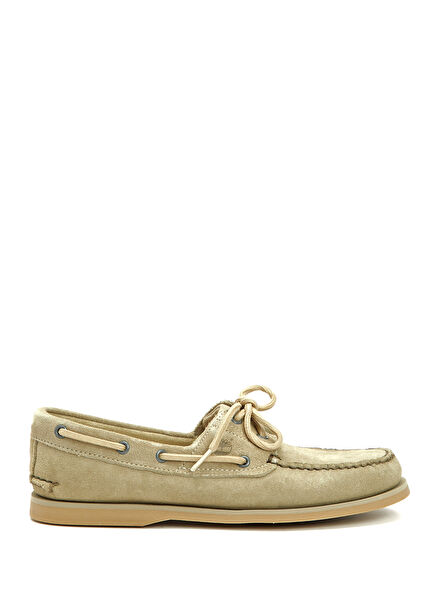 Classic Light Green Men's Suede Loafer