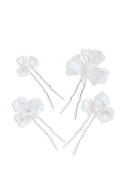 Lion Reçine Çiçekli Duvak Aksesuarı