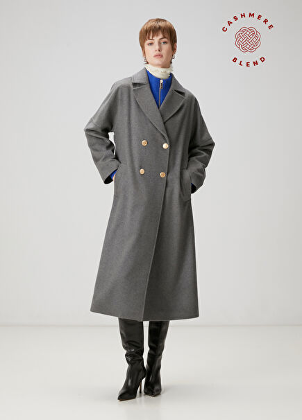 Gri Yün Palto