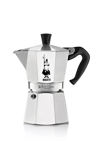 Grey 4 Cup Moka Express