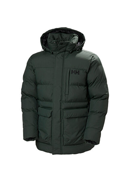 Vardo Green Hooded Men's Puffer Coat