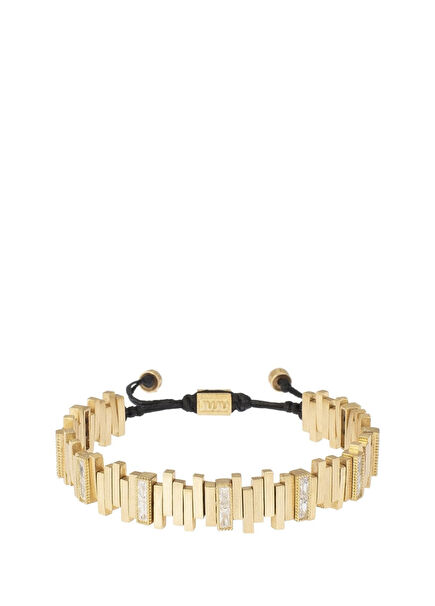 Drumstick Heartbeat Handmade Gold Women's Bracelet