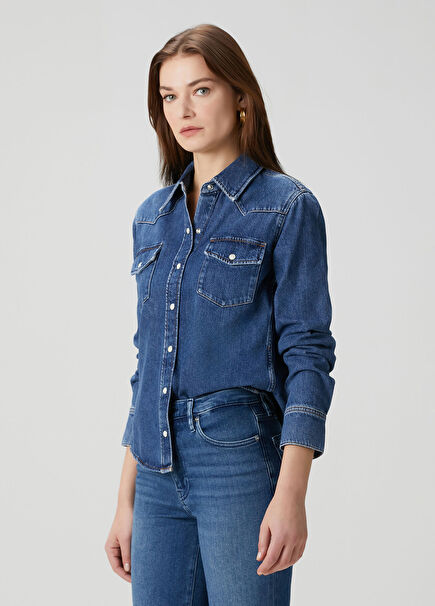 Classic Blue Denim Shirt