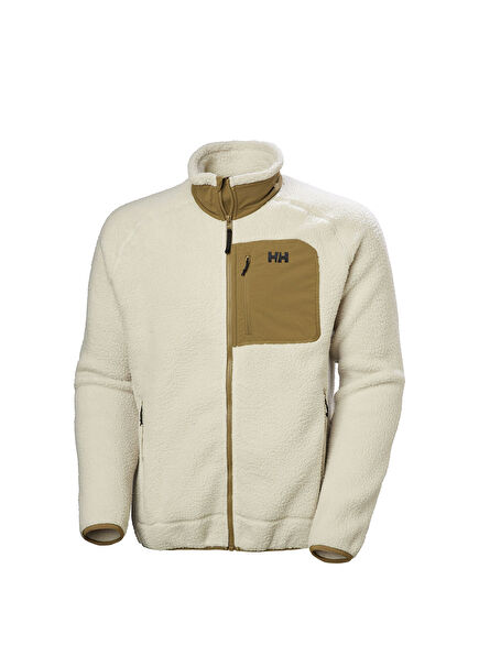 Panorama Pile Block Grey Fog Men's Fleece Sport Jacket