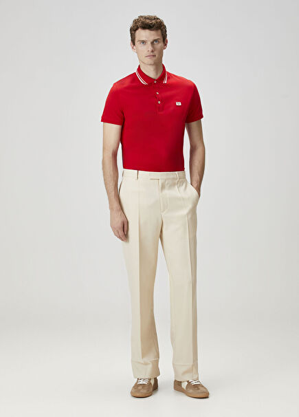 Regular Fit Red Polo T-Shirt