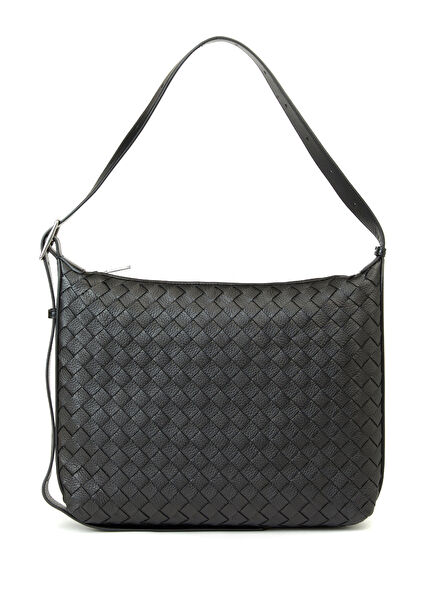 Small Traveler Black Men's Leather Bag