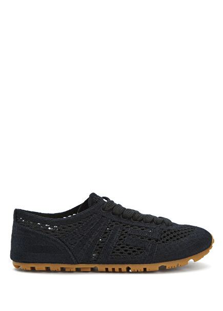Racer 45 Siyah Örgü Dokulu Kadın Sneaker