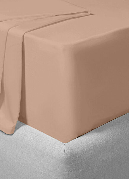 Classic Koyu Somon Extra Çift Kişilik Çarşaf 280x290 cm