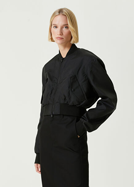 Black Bomber Jacket