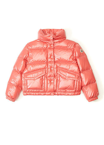 Pembe Kız Çocuk Puff Ceket