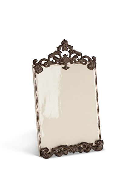 Acanthus Krem Rengi Seramik Mesaj Panosu 35,5 x 22,2 cm