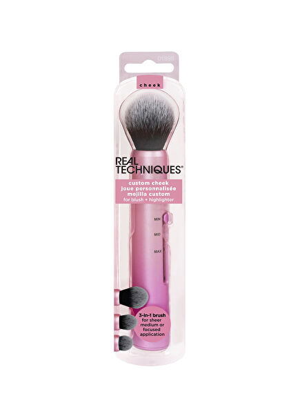 Custom Cheek Adjustable Blush+Highlighter Brush