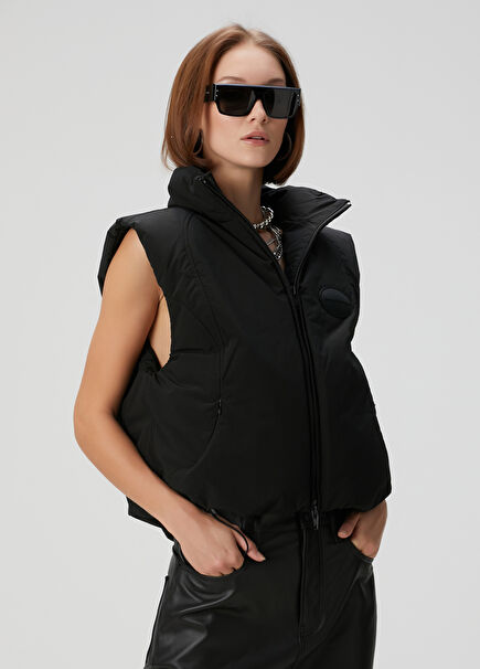 Black Puffer Vest