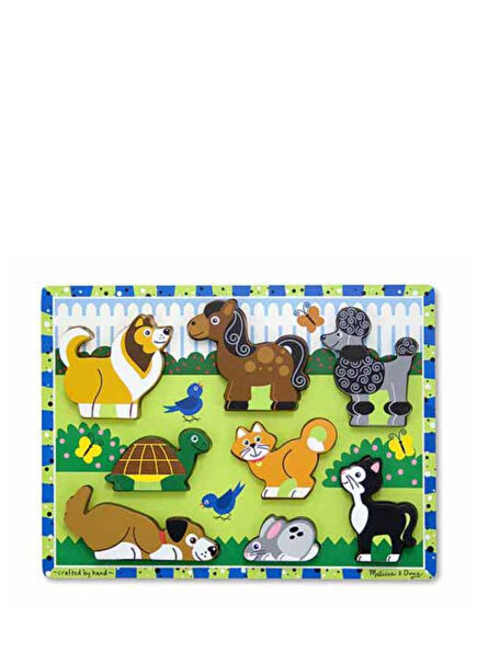 Wooden Pets 8-Piece Chunky Puzzle