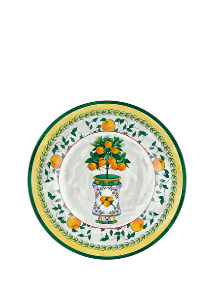 Carpe Diem Patterned Melamine Plate