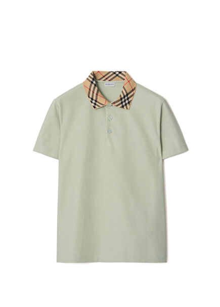 Evan Green Cotton Polo Neck Short Sleeve Men's T-shirt