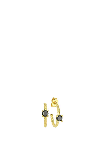Little Moshka Bronze 24K Gold Micron Plated Women's Earrings