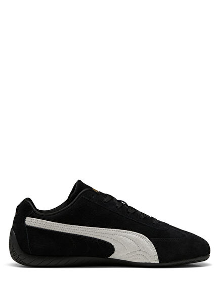 Speedcat Og Black White Womens Leather Sneaker