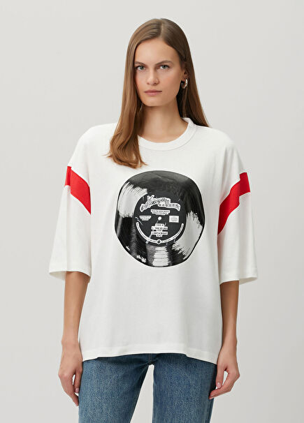 Sounds Kırık Beyaz T-shirt