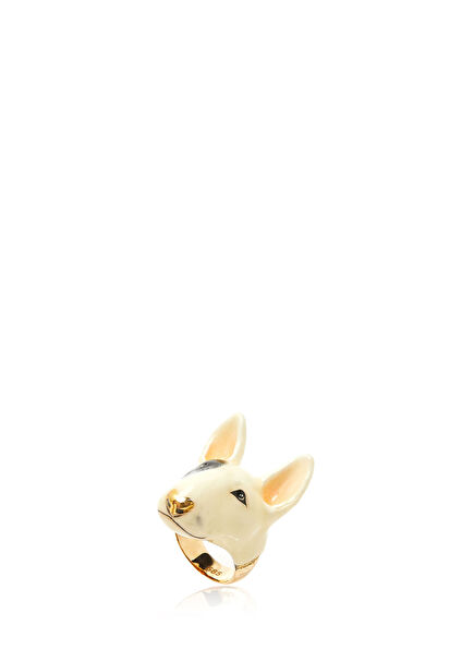 Dog Shaped Women's Gold Ring