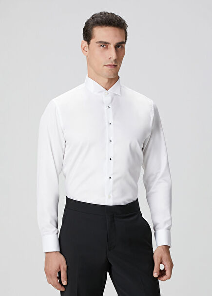 White Tuxedo Shirt