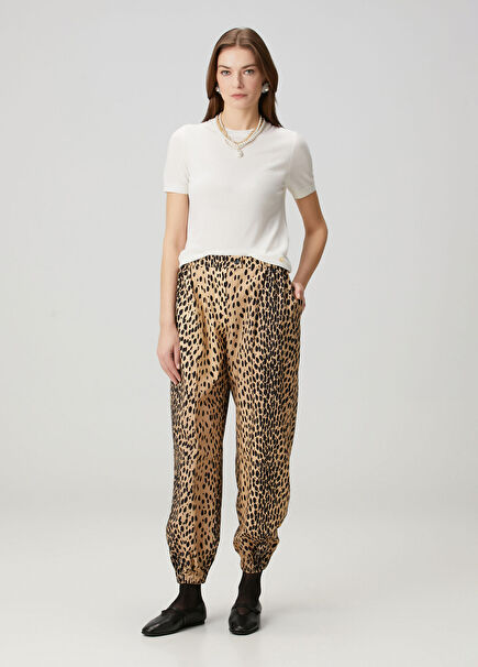 Topkapi Leopard Print Trousers