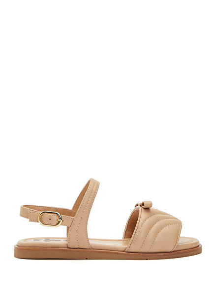Camel Girl's Leather Sandals